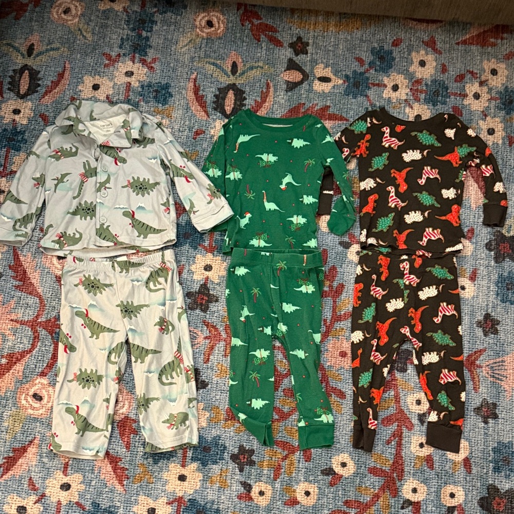 Baby boy Christmas pajama bundle